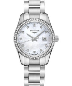 Đồng Hồ Longines L2.286.0.87.6 - Conquest Classic 29.5 mm - Steel With DiamondsĐồng Hồ Longines L2.286.0.87.6 - Conquest Classic 29.5 mm - Steel With Diamonds