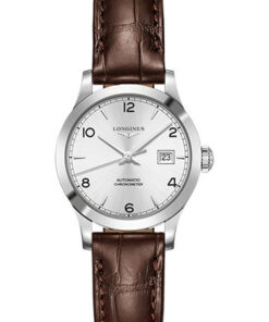 Đồng Hồ Longines L2.321.4.76.2 - Record collection 30 mm - Steel - Alligator StrapĐồng Hồ Longines L2.321.4.76.2 - Record collection 30 mm - Steel - Alligator Strap