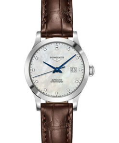 Đồng Hồ Longines L2.321.4.87.2 - Record collection 30 mm - Steel - Alligator StrapĐồng Hồ Longines L2.321.4.87.2 - Record collection 30 mm - Steel - Alligator Strap