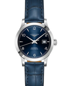 Đồng Hồ Longines L2.321.4.96.4 - Record collection 30 mm - Steel - Alligator StrapĐồng Hồ Longines L2.321.4.96.4 - Record collection 30 mm - Steel - Alligator Strap