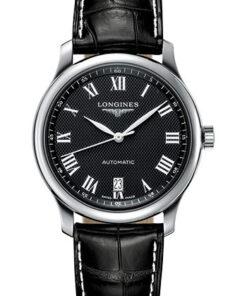 Đồng Hồ Longines L2.628.4.51.7 - Master Collection 38.5 mm - Steel - Alligator StrapĐồng Hồ Longines L2.628.4.51.7 - Master Collection 38.5 mm - Steel - Alligator Strap