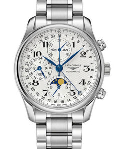 Đồng Hồ Longines L2.673.4.78.6 - Master Collection 40 mm - Moon Phase Chronograph - Steel - BraceletĐồng Hồ Longines L2.673.4.78.6 - Master Collection 40 mm - Moon Phase Chronograph - Steel - Bracelet