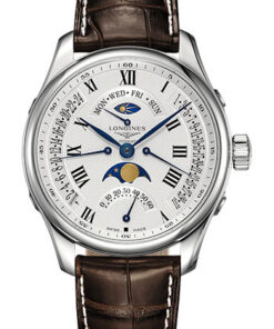 Đồng Hồ Longines L2.739.4.71.3 - Master Collection 44 mm - Retrograde Annual Calendar- Steel - Alligator StrapĐồng Hồ Longines L2.739.4.71.3 - Master Collection 44 mm - Retrograde Annual Calendar- Steel - Alligator Strap