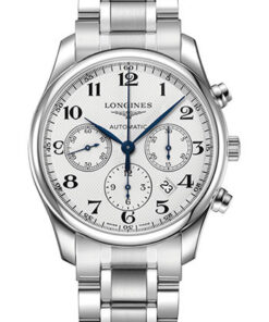 Đồng Hồ Longines L2.759.4.78.6 - Master Collection 42 mm - Chronograph - Steel - BraceletĐồng Hồ Longines L2.759.4.78.6 - Master Collection 42 mm - Chronograph - Steel - Bracelet