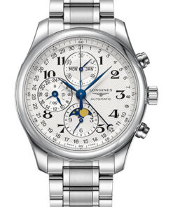 Đồng Hồ Longines L2.773.4.78.6 - Master Collection 42 mm - Moon Phase Chronograph - Steel - BraceletĐồng Hồ Longines L2.773.4.78.6 - Master Collection 42 mm - Moon Phase Chronograph - Steel - Bracelet