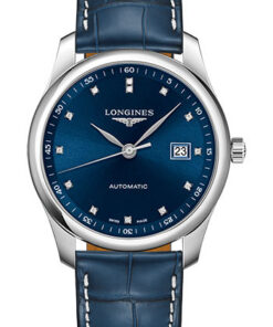 Đồng Hồ Longines L2.793.4.97.0 - Master Collection 40 mm - Steel - Alligator StrapĐồng Hồ Longines L2.793.4.97.0 - Master Collection 40 mm - Steel - Alligator Strap