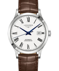 Đồng Hồ Longines L2.820.4.11.2 - Record collection 38.5 mm - Steel - Alligator StrapĐồng Hồ Longines L2.820.4.11.2 - Record collection 38.5 mm - Steel - Alligator Strap