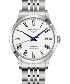 Đồng Hồ Longines L2.820.4.11.6 - Record collection 38.5 mm - Steel - BraceletĐồng Hồ Longines L2.820.4.11.6 - Record collection 38.5 mm - Steel - Bracelet