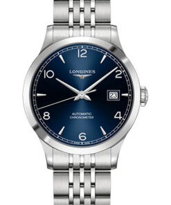 Đồng Hồ Longines L2.820.4.96.6 - Record collection 38.5 mm - Steel - BraceletĐồng Hồ Longines L2.820.4.96.6 - Record collection 38.5 mm - Steel - Bracelet