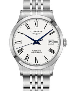 Đồng Hồ Longines L2.821.4.11.6 - Record collection 40 mm - Steel - BraceletĐồng Hồ Longines L2.821.4.11.6 - Record collection 40 mm - Steel - Bracelet