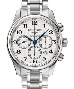 Đồng Hồ Longines L2.859.4.78.6 - Master Collection 44 mm - Chronograph - Steel - BraceletĐồng Hồ Longines L2.859.4.78.6 - Master Collection 44 mm - Chronograph - Steel - Bracelet