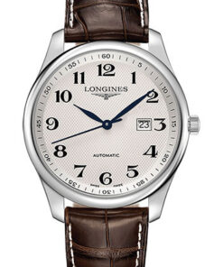 Đồng Hồ Longines L2.893.4.78.3 - Master Collection 42 mm - Steel - Alligator StrapĐồng Hồ Longines L2.893.4.78.3 - Master Collection 42 mm - Steel - Alligator Strap