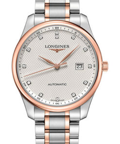 Đồng Hồ Longines L2.893.5.77.7 - Master Collection 42 mm - Steel And Pink Gold Cap 200 - BraceletĐồng Hồ Longines L2.893.5.77.7 - Master Collection 42 mm - Steel And Pink Gold Cap 200 - Bracelet