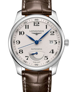 Đồng Hồ Longines L2.908.4.78.3 - Master Collection 40 mm - Power Reserve - Steel - Alligator StrapĐồng Hồ Longines L2.908.4.78.3 - Master Collection 40 mm - Power Reserve - Steel - Alligator Strap