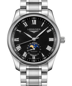 Đồng Hồ Longines L2.909.4.51.6 - Master Collection 40 mm - Moon Phase - Steel - BraceletĐồng Hồ Longines L2.909.4.51.6 - Master Collection 40 mm - Moon Phase - Steel - Bracelet