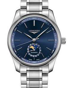 Đồng Hồ Longines L2.909.4.92.6 - Master Collection 40 mm - Moon Phase - Steel - BraceletĐồng Hồ Longines L2.909.4.92.6 - Master Collection 40 mm - Moon Phase - Steel - Bracelet