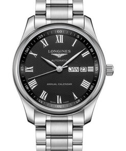 Đồng Hồ Longines L2.910.4.51.6 - Master Collection 40 mm - Annual Calendar - Steel - BraceletĐồng Hồ Longines L2.910.4.51.6 - Master Collection 40 mm - Annual Calendar - Steel - Bracelet