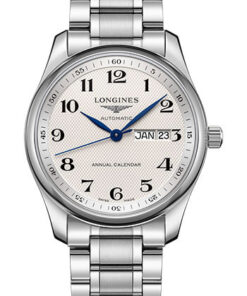 Đồng Hồ Longines L2.910.4.78.6 - Master Collection 40 mm - Annual Calendar - Steel - BraceletĐồng Hồ Longines L2.910.4.78.6 - Master Collection 40 mm - Annual Calendar - Steel - Bracelet
