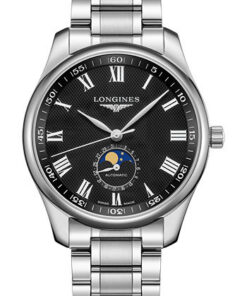 Đồng Hồ Longines L2.919.4.51.6 - Master Collection 42 mm - Moon Phase - Steel - BraceletĐồng Hồ Longines L2.919.4.51.6 - Master Collection 42 mm - Moon Phase - Steel - Bracelet