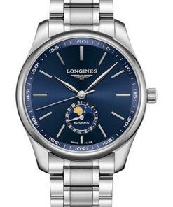 Đồng Hồ Longines L2.919.4.92.6 - Master Collection 42 mm - Moon Phase - Steel - BraceletĐồng Hồ Longines L2.919.4.92.6 - Master Collection 42 mm - Moon Phase - Steel - Bracelet