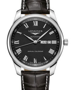 Đồng Hồ Longines L2.920.4.51.7 - Master Collection 42 mm - Annual Calendar - Steel - Alligator StrapĐồng Hồ Longines L2.920.4.51.7 - Master Collection 42 mm - Annual Calendar - Steel - Alligator Strap