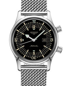 Đồng Hồ Longines L3.374.4.50.6 - Legend Diver Watch 36 mm - Steel - BraceletĐồng Hồ Longines L3.374.4.50.6 - Legend Diver Watch 36 mm - Steel - Bracelet