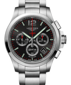 Đồng Hồ Longines L3.717.4.56.6 - Conquest V.H.P. 42 mm - Steel - BraceletĐồng Hồ Longines L3.717.4.56.6 - Conquest V.H.P. 42 mm - Steel - Bracelet