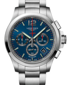 Đồng Hồ Longines L3.717.4.96.6 - Conquest V.H.P. 42 mm - Steel - BraceletĐồng Hồ Longines L3.717.4.96.6 - Conquest V.H.P. 42 mm - Steel - Bracelet