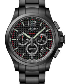 Đồng Hồ Longines L3.727.2.66.6 - Conquest V.H.P. 44 mm - Black PVD - BraceletĐồng Hồ Longines L3.727.2.66.6 - Conquest V.H.P. 44 mm - Black PVD - Bracelet