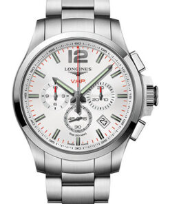 Đồng Hồ Longines L3.727.4.76.6 - Conquest V.H.P. 44 mm - Steel - BraceletĐồng Hồ Longines L3.727.4.76.6 - Conquest V.H.P. 44 mm - Steel - Bracelet