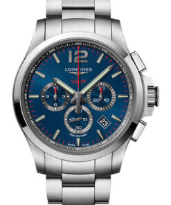 Đồng Hồ Longines L3.727.4.96.6 - Conquest V.H.P. 44 mm - Steel - BraceletĐồng Hồ Longines L3.727.4.96.6 - Conquest V.H.P. 44 mm - Steel - Bracelet