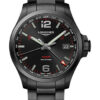 Đồng Hồ Longines L3.728.2.56.6 - Conquest V.H.P. GMT 43 mm - Black PVD - BraceletĐồng Hồ Longines L3.728.2.56.6 - Conquest V.H.P. GMT 43 mm - Black PVD - Bracelet