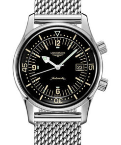 Đồng Hồ Longines L3.774.4.50.6 - Legend Diver Watch 42 mm - Steel - BraceletĐồng Hồ Longines L3.774.4.50.6 - Legend Diver Watch 42 mm - Steel - Bracelet