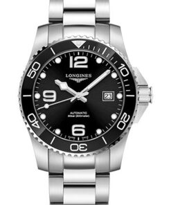 Đồng Hồ Longines L3.781.4.56.6 - HydroConquest 41 mm - Automatic - Steel And Ceramic - BraceletĐồng Hồ Longines L3.781.4.56.6 - HydroConquest 41 mm - Automatic - Steel And Ceramic - Bracelet
