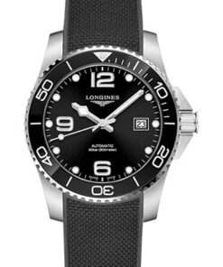 Đồng Hồ Longines L3.781.4.56.9 - HydroConquest 41 mm - Automatic - Steel And Ceramic - Rubber StrapĐồng Hồ Longines L3.781.4.56.9 - HydroConquest 41 mm - Automatic - Steel And Ceramic - Rubber Strap