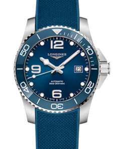 Đồng Hồ Longines L3.781.4.96.9 - HydroConquest 41 mm - Automatic - Steel And Ceramic - Rubber StrapĐồng Hồ Longines L3.781.4.96.9 - HydroConquest 41 mm - Automatic - Steel And Ceramic - Rubber Strap