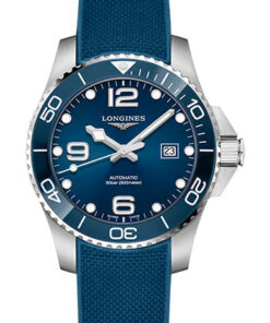 Đồng Hồ Longines L3.782.4.96.9 - HydroConquest 43 mm - Automatic - Steel And Ceramic - Rubber StrapĐồng Hồ Longines L3.782.4.96.9 - HydroConquest 43 mm - Automatic - Steel And Ceramic - Rubber Strap