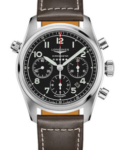 Đồng Hồ Longines L3.820.4.53.0 - Spirit 42 mm - Chronograph - Leather StrapĐồng Hồ Longines L3.820.4.53.0 - Spirit 42 mm - Chronograph - Leather Strap