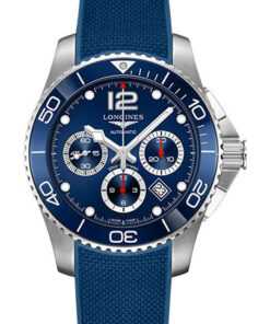 Đồng Hồ Longines L3.883.4.96.9 - HydroConquest 43 mm - Automatic - Steel And Ceramic - Rubber StrapĐồng Hồ Longines L3.883.4.96.9 - HydroConquest 43 mm - Automatic - Steel And Ceramic - Rubber Strap