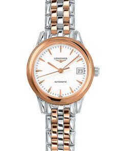 Đồng Hồ Longines L4.274.3.92.7 - Flagship 26 mm - Steel And Red PVD - BraceletĐồng Hồ Longines L4.274.3.92.7 - Flagship 26 mm - Steel And Red PVD - Bracelet