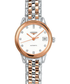 Đồng Hồ Longines L4.274.3.99.7 - Flagship 26 mm - Steel And Red PVD - BraceletĐồng Hồ Longines L4.274.3.99.7 - Flagship 26 mm - Steel And Red PVD - Bracelet