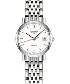 Đồng Hồ Longines L4.309.4.12.6 - Elegant Collection 25.5 mm - Steel - BraceletĐồng Hồ Longines L4.309.4.12.6 - Elegant Collection 25.5 mm - Steel - Bracelet