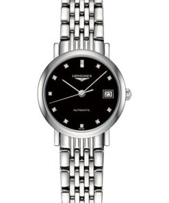 Đồng Hồ Longines L4.309.4.57.6 - Elegant Collection 25.5 mm - Steel - BraceletĐồng Hồ Longines L4.309.4.57.6 - Elegant Collection 25.5 mm - Steel - Bracelet