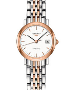Đồng Hồ Longines L4.309.5.12.7 - Elegant Collection 25.5 mm - Steel And Pink Gold Cap 200 - BraceletĐồng Hồ Longines L4.309.5.12.7 - Elegant Collection 25.5 mm - Steel And Pink Gold Cap 200 - Bracelet