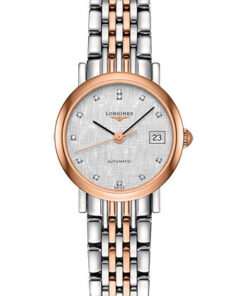 Đồng Hồ Longines L4.309.5.77.7 - Elegant Collection 25.5 mm - Steel And Pink Gold Cap 200 - BraceletĐồng Hồ Longines L4.309.5.77.7 - Elegant Collection 25.5 mm - Steel And Pink Gold Cap 200 - Bracelet