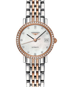 Đồng Hồ Longines L4.309.5.88.7 - Elegant Collection 25.5 mm - Steel And Pink Gold With Diamonds - BraceletĐồng Hồ Longines L4.309.5.88.7 - Elegant Collection 25.5 mm - Steel And Pink Gold With Diamonds - Bracelet