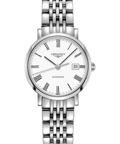 Đồng Hồ Longines L4.310.4.11.6 - Elegant Collection 29 mm - Steel - BraceletĐồng Hồ Longines L4.310.4.11.6 - Elegant Collection 29 mm - Steel - Bracelet