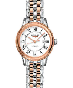 Đồng Hồ Longines L4.374.3.91.7 - Flagship 30 mm - Steel And Red PVD - BraceletĐồng Hồ Longines L4.374.3.91.7 - Flagship 30 mm - Steel And Red PVD - Bracelet