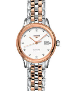 Đồng Hồ Longines L4.374.3.99.7 - Flagship 30 mm - Steel And Red PVD - BraceletĐồng Hồ Longines L4.374.3.99.7 - Flagship 30 mm - Steel And Red PVD - Bracelet