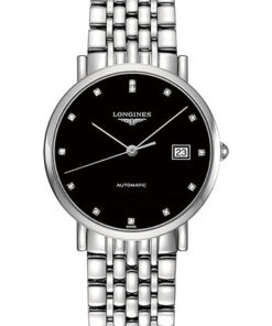 Đồng Hồ Longines L4.810.4.57.6 - Elegant Collection 37 mm - Steel - BraceletĐồng Hồ Longines L4.810.4.57.6 - Elegant Collection 37 mm - Steel - Bracelet